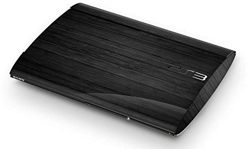 Skins4u Aufkleber Design Schutzfolie Vinyl Skin kompatibel mit Sony PS3 Playstation 3 Super Slim Dark Wood