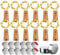 Flaschenlicht 12 Stück, 20 LED Flaschenlichterkette Korken, Flaschenlicht Mit 12 Ersatzbatterien (LR44), 2M Flaschen Lichterkette, Warmweiß Flaschenlicht Korken, Lichterkette Flasche für Flasche DIY