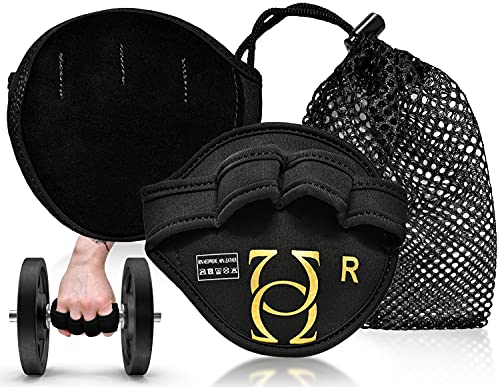 Absolute - Us® Griffpolster - Grip Pads aus echtem Leder für Fitness, Krafttraining & Bodybuilding - Griffpads für den absoluten Schutz in deinem Workout - Fitness Pads (L-XL)