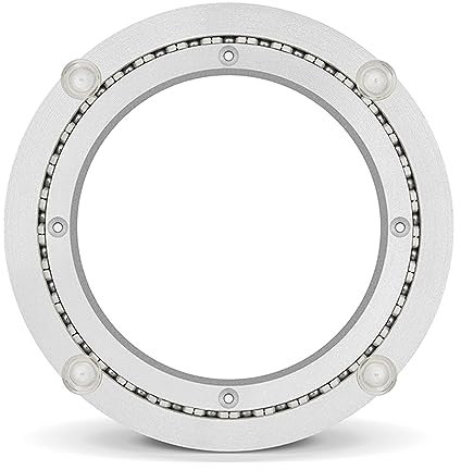 Duchunsheng Aluminiumlegierung Kugellager Drehtisch Drehbar 25 35 45 50 60cm, Lazy Susan Schwerlast Drehplatte 40cm 50cm 60cm, Robuste Kugellager, Keine Notwendigkeit Zu Installieren
