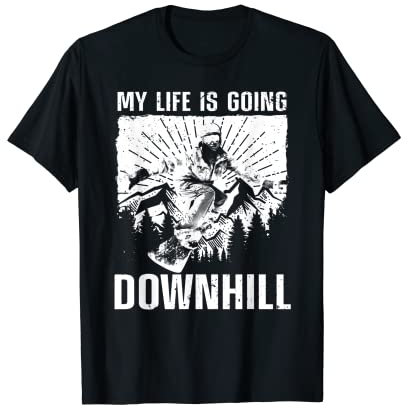 Coole Snowboardkunst für Männer und Frauen Snowboard Snowboarder T-Shirt