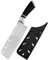 XYJ 6,5 pouces nakiri couteau en acier inoxydable Vegetable chef couteau avec protection de lame couteau de cuisine gravé