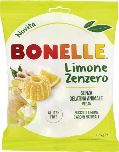 Bonelle Caramelle Limone e Zenzero, 175g
