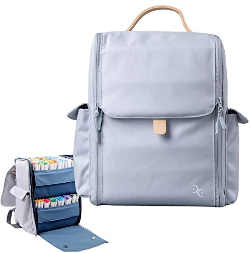 Togood Ultragroßer Aufbewahrungs-Marker-Rucksack, Schultertasche für Stifte Bis zu 300 Stück Stifte