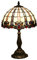 Uziqueif Tiffany Lamp, Schlafzimmer Lampen Nachttisch, Wohnzimmer Dekoration Vintage Tischlampe, 12 Zoll Tiffany Tischlampen,R
