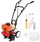 Motoculteur de Jardin, motoculteur à Essence 2 Temps, Moteur pneumatique 9000 TR/Min, réservoir de Carburant 1,2 L, Mini motoculteur de Jardin 52 CC pour Jardin et pelouse, creusement, désherb Ora