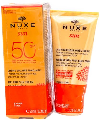 NUXE Sun Set (Melting Sun Cream SPF50, 50ml + Refreshing After-Sun Lotion 50ml)