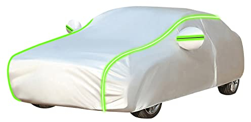 Autoabdeckung für Ford Mustang Mach-E Autoabdeckung Vollgarage Sonnenschutz-Autoabdeckung Outdoor-Allwetterschutz-Autoabdeckung