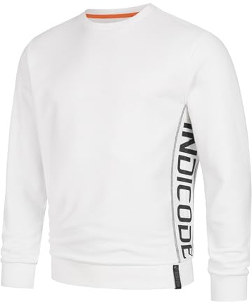 Indicode Herren INNilon Sweatshirt Herrenpullover mit Rundhals-Ausschnitt | Klassisches Sweatshirt mit angenehmer Passform, Herrenpullover, Herrensweatshirt, Freizeitpullover, Pullover für Männer