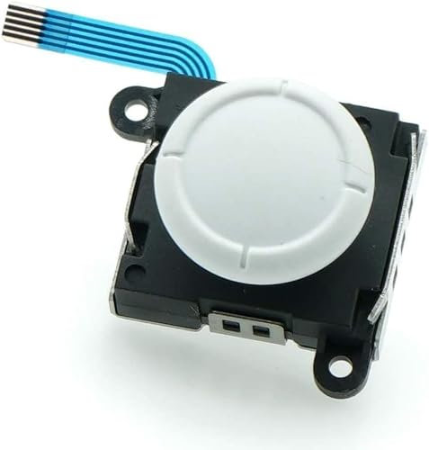 White Analog Thumb Stick Joystick Replacement, Compatible with Nintendo Switch/Switch Lite/Switch OLED Consoles