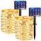 Kolpop Solar String Lights Outdoor Garden Waterproof 2 Pack, Total 144FT/44M 440 LED Solar Fairy Lights with 8 Modes, Copper Wire Solar Lights Outdoor Garden for Tree Christmas Party Patio Yard