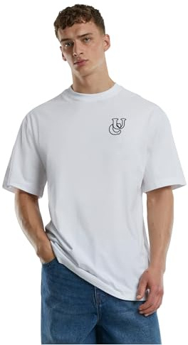 Urban Classics UC Shiny Logo Tall Tee White, M