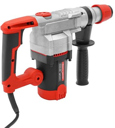 MIIWWOWO Heavy Duty Rotary Hammer Drill 360° Auxiliary Handle 2200w SDS Electric Hammer 930r/Min with 6 Types of Drill