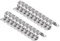 sourcing map 10pcs 7/8 Inch 22mm Conduit Clamps, M22 U Tube Pipe Clamp, Stainless Steel Rigid Pipe Strap, U Shaped Bracket with Two Hole for Pipe Tube Hose Wire Cord Fixing