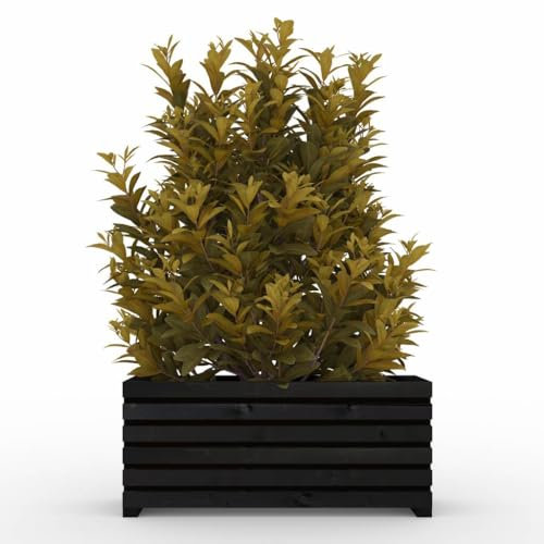 The Sussex Garden Planters (Slatted Black, 2FT)