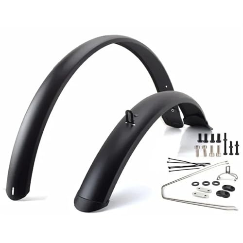 LPHFDCS Schutzbleche Mountainbike Universal Fahrrad Kotflügel Mountainbike Kotflügel Carbon Fiber Vorne/Hinten Rennrad Flügel Fahrrad Kotflügel Fahrrad Schutzblech