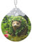 Blumen-Igel, festlich, hängend, rund, Weihnachtsanhänger, kreative Dekorationen für eine magische Weihnachtszeit