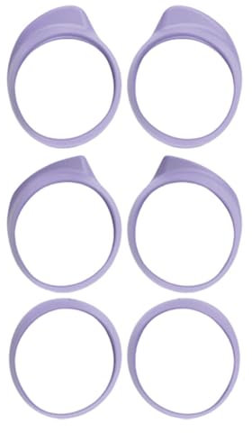 GETBSTOOP 3 Paia Auricolari Wingtips Silicone Antiscivolo Sostituzione Wingtips Antigoccia Ear Tips for Samsung Buds FE Earbuds 2023 (Viola)