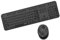 YingWuAoo Typewriter Keyboard And Mouse, Wireless 2.4GHz/Bluetooth, Retro Typewriter Style Mechanical, Cute Round Keycaps For Multi-Device(Black)