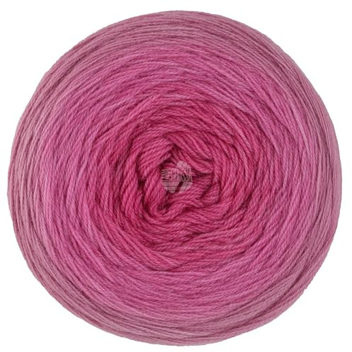 LANA GROSSA Merino Lace Aquarell | Extrafeine Merinowolle in Lace-Garnstärke im Farbverlauf bedruckt | Handstrickgarn aus 100% Schurwolle (Merino) | 100g Wolle zum Stricken & Häkeln | 800m Garn FB406