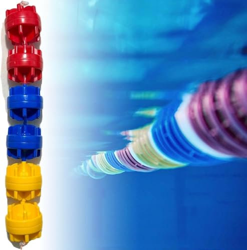 MaiBuL LNNW Cuerda divisoria de Seguridad for Piscinas, líneas de Carril flotantes for Dividir áreas de carriles Divisor de Seguridad de la Piscina Rope(25M)