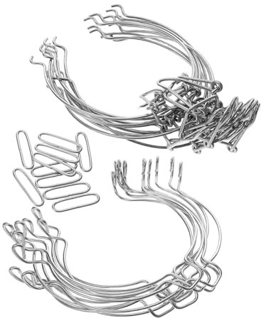 FUNNETOYU 10pcs Metal Locking Wire Buckle Glass Jars Hardware Airtight Jars Collars Sealing Jar Wire Clamp Stainless Steel Locking Clips