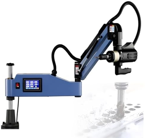 guoyjmm Elektrische Hochgeschwindigkeits-Gewindebohrmaschine M3-M16, Gewindebohrer-Gewindeschneidwerkzeuge, 1000 mm freitragende Universal-Gewindebohrmaschine mit flexiblem Arm