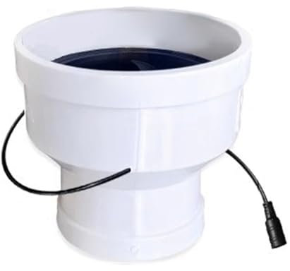 YUPEIUKLI High Speed 12V Inline Exhaust Fan 75mm to 110mm 1980RPM Duct Fan Without Battery For Bathroom Kitchen Office Ventilation