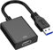 USB to HDMI Adapter,USB 3.0/2.0 to HDMI Adapter Full HD Multi-Display Video Audio Graphics Cable 1080P Output Multiple Monitors Compatible with Windows 7/8/8.1/10/11/XP for PC Laptop Projector HDTV