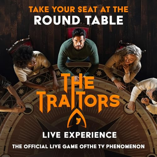 Buyagift The Traitors Live Game Experience Gift Voucher for Two | Immersive TV Show Experience, Be a Faithful or a Traitor, Earn Gold, Complete Missions, Central London Location