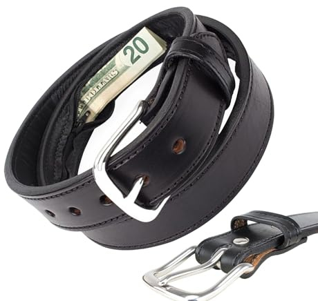 Yuemeuy Ceintures Porte-Billets Voyage Homme - Ceinture De Sécurité Porte Monnaie pour Voyage - pour Transport Argent Bijoux Adulte en Déplacement