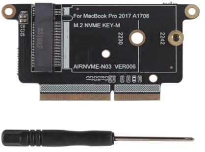 Ausi M.2 NVME SSD-Konvertierungsadapter für SSD MacBook Pro 2016–2017 A1708