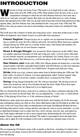 Hal Leonard Keyboard Style Series Stride & Swing Piano: Noten, Lehrmaterial, Bundle, CD für Klavier: Complete Guide