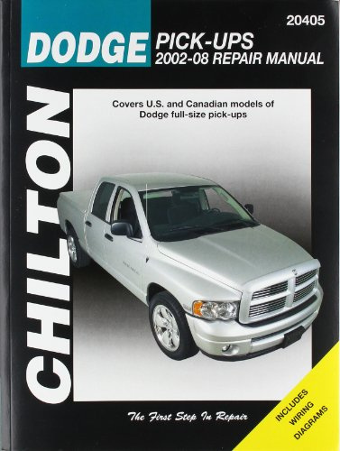 Dodge Pick-Ups (02-08) (Chilton): Covers U.S and Canadian models of Dodge full-size (Chilton's Total Car Care Repair Manual)