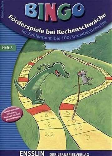 Förderspiele bei Rechenschwäche, Heft 3: Zahlenraum bis 100 (BINGO-Lernspielprogramm)