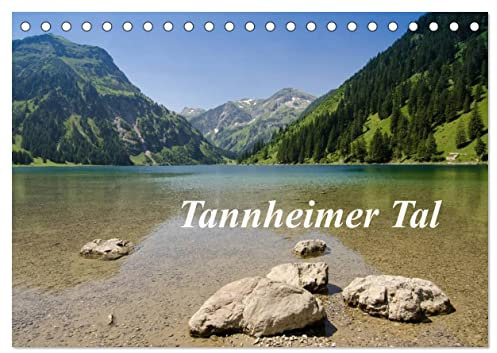 Tannheimer Tal (Tischkalender 2025 DIN A5 quer), CALVENDO Monatskalender: Verschiedene Landschaften aus dem Tannheimer Tal in Österreich. (CALVENDO Natur)