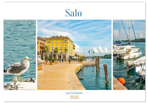 Salo am Gardasee (Wandkalender 2026 DIN A2 quer), CALVENDO Monatskalender: Der malerische Ort am Westufer des Gardasees. (CALVENDO Orte)
