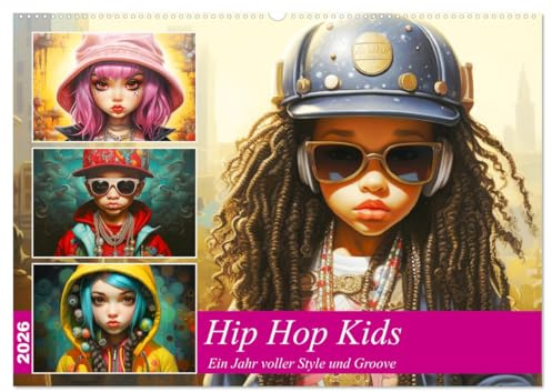 Hip Hop Kids. Ein Jahr voller Style und Groove (Wandkalender 2026 DIN A2 quer), CALVENDO Monatskalender