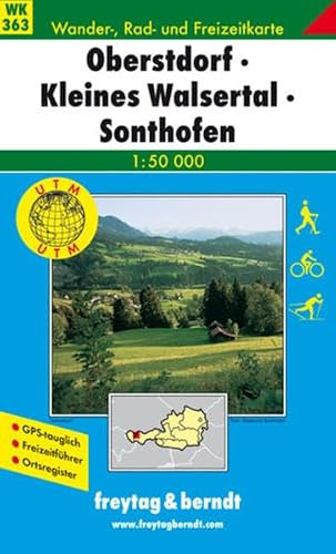 Oberstdorf - Kleines Walsertal - Sonthofen: 1:50000 (freytag & berndt Wander-Rad-Freizeitkarten)