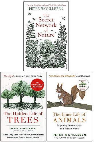 Peter Wohlleben Collection 3 Books Set (The Secret Network of Nature, The Hidden Life of Trees, The Inner Life of Animals)