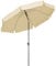Schneider 754-02 Sonnenschirm Aquila, natur, 250 cm rund, Gestell Stahl, Bespannung Polyester, 4.6 kg