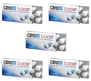 CB12 Boost Kaugummi ohne Zucker, Geschmack Minze