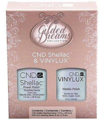 CND Shellac Power Polish & Vinylux Ltd edGilded Dreams Holiday Dazzling Dance Duo Set