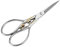 Stickschere, Antike Vintage Style Scissor Schneiden Stickerei Kreuzstich Nähen Werkzeug Schneider Scissors Haushalt DIY Nähzubehör(Silver With Gold Pattern)