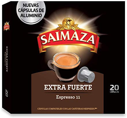 Saimaza Saimaza 88893 Café Extra Fuerte - 5 Paquetes de 20 cápsulas