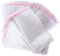 BETESSIN 200pcs 8 * 18cm Sachet Plastique Tansparent Adhésif OPP Pochette Sac d’Emballage Cellophane pour Bonbons Biscuits Chocolats Sandwichs Cookies Savon Bijoux