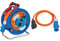 Brennenstuhl Camping-Kabeltrommel 25m (H07RN-F 3G2,5 in orange) + Brennenstuhl Camping Adapterkabel mit CEE-Stecker und Schutzkontakt-Kupplung (1,5m Kabel in orange, H07RN-F 3G2,5)