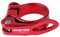 Mimoke Fahrrad Sattelkloben Schnellspanner Sattelstütze Sattel-klemme Sattel-schelle Klemmring Sattelstützenklemme Schnellverschluss 31,8mm 34,9mm für MTB und Rennrad (Rot, 31.8MM)