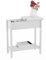 Wooden Narrow Flip Top Sofa Bed Side End Table Night Stand With Shelf White Narrow Side Table, Slim Bedside Flip Top End, Couch Arm Chair Side with Storage Shelf, Lamp Laptop for Sofa Nightstand