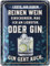 LANOLU Retro Blechschild Bar Schild GIN Deko, Cocktail Schild mit lustigem Spruch ICH MAG LEUTE DIE EINEM REINEN WEIN EINSCHENKEN oder GIN Metallschilder vintage Dekoration Küche 15x20cm